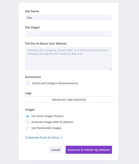 How to Build a Website in Minutes Using Divi Quick Sites [2025] | Divi ...