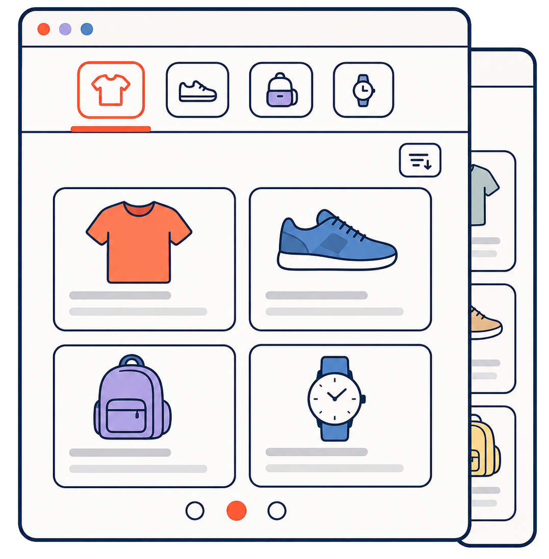 Shop Tabs plugin preview